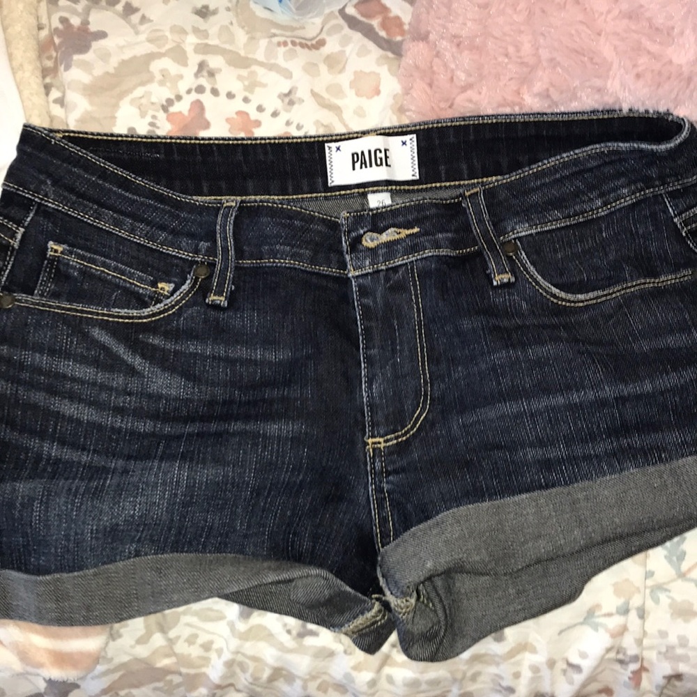 Denim shorts